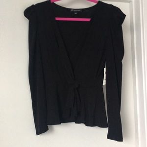 INC wrap front top